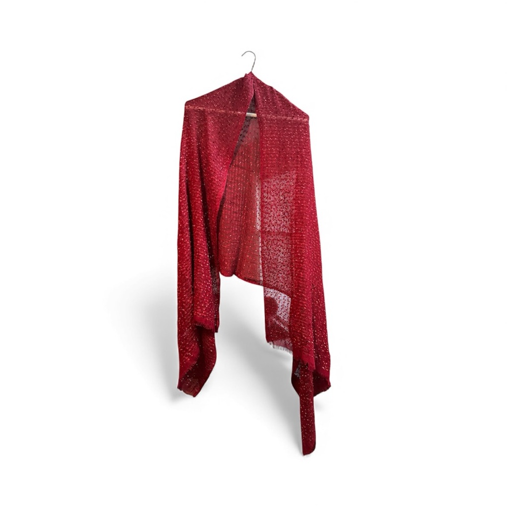 Cejon Vibrant Red Shawl